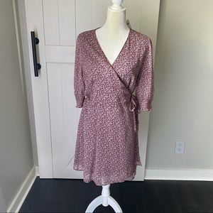 Floral Wrap Dress